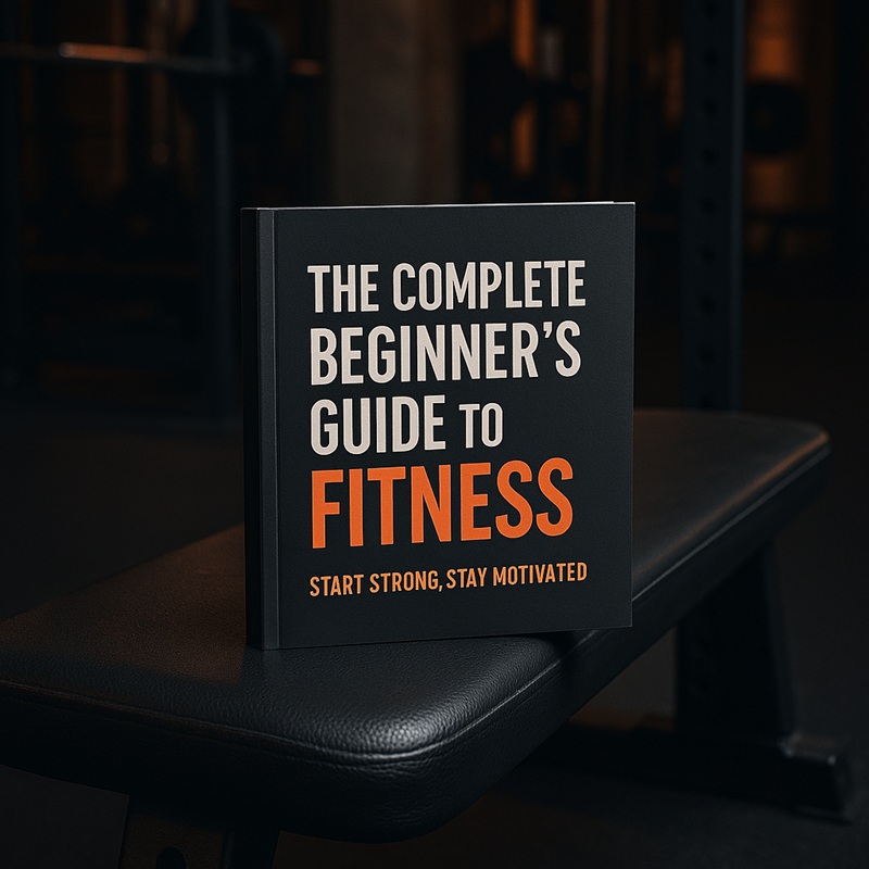 Fitness Book Cover on Bench